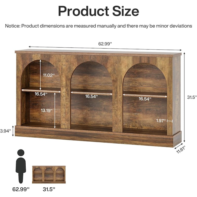 TV Stand for 55/60/65 Inch TV, Farmhouse Country Entertainment Center