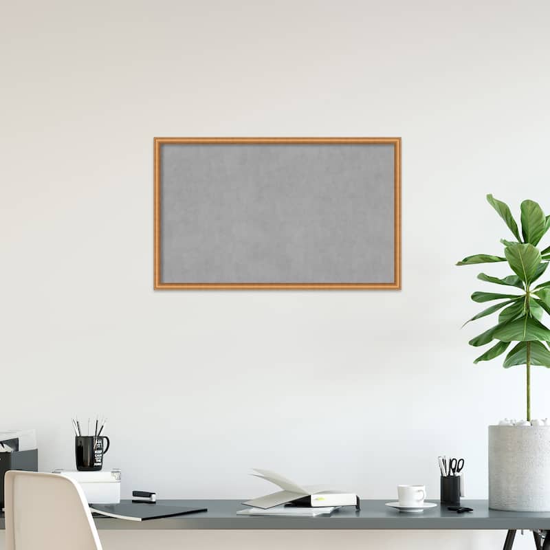 Amanti Art Salon Scoop Copper Framed Magnetic Board