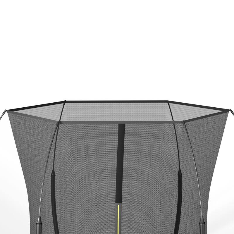 6FT Springfree Trampoline with Safety Net and Bungee System No Gap Design