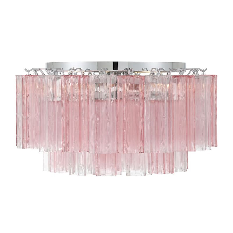Crystorama Lighting Group ADD-321-SP Addis 7 Light 23" Wide Flush
