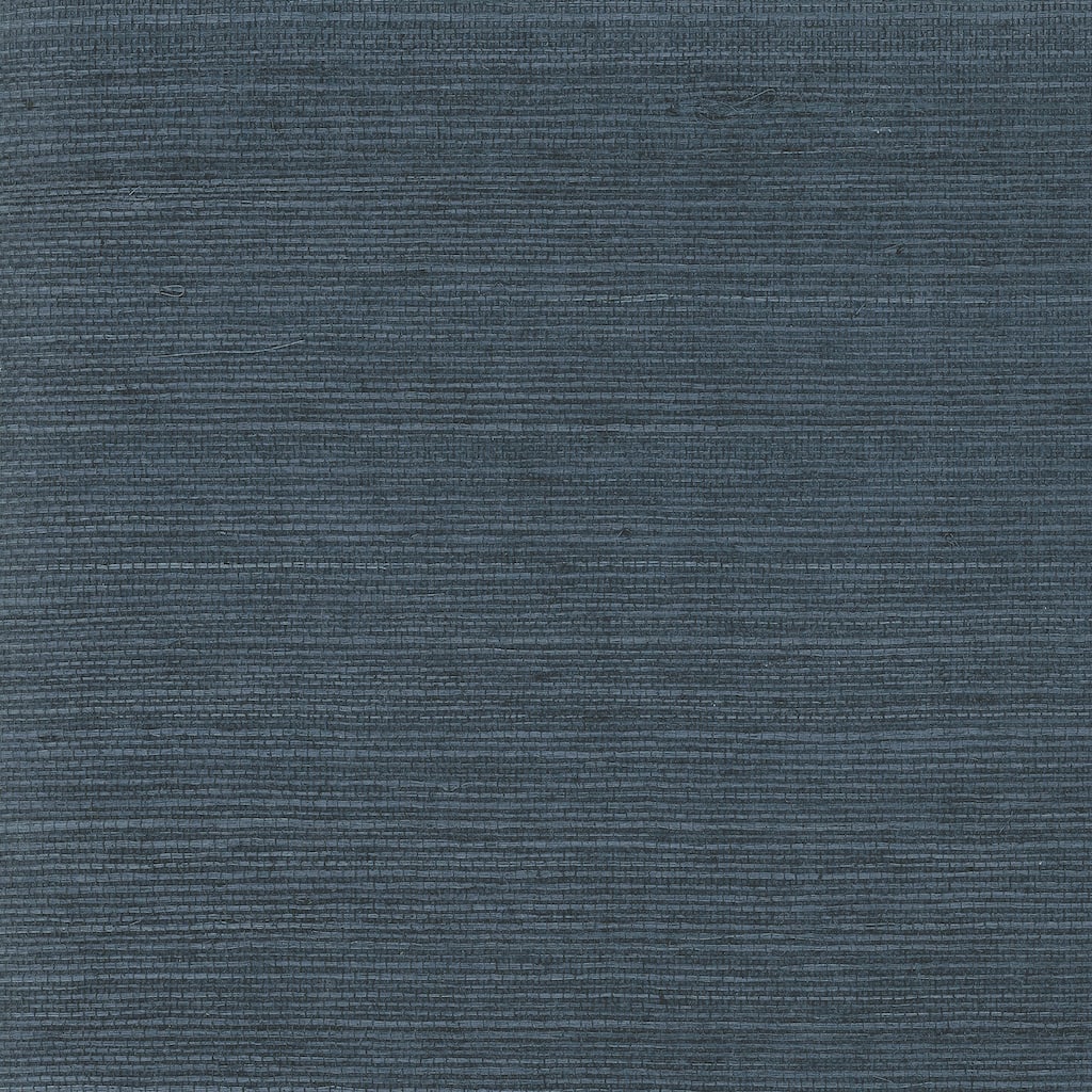 A-Street Prints Colcord Navy Sisal Grasscloth Wallpaper