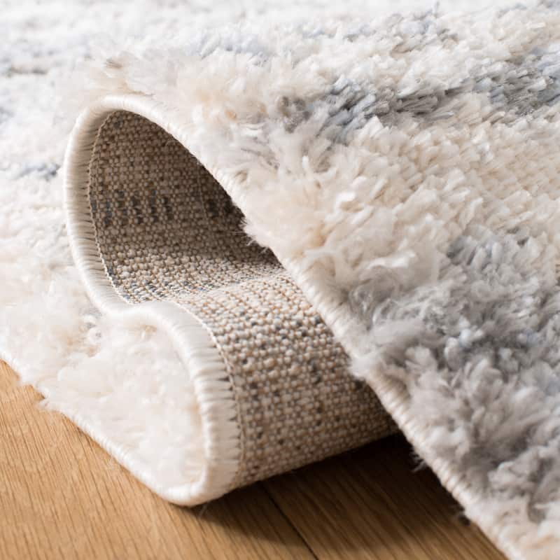 SAFAVIEH Berber Fringe Kavitha Mai Trellis Rug