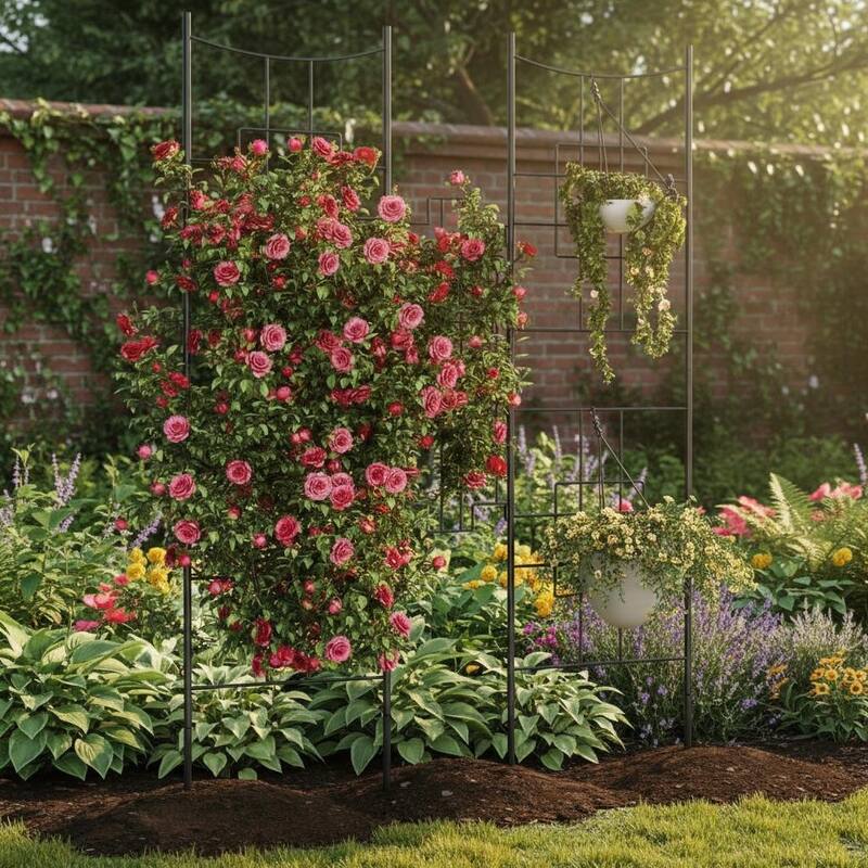 5.5ft Tall Metal Trellis, Privacy Screen