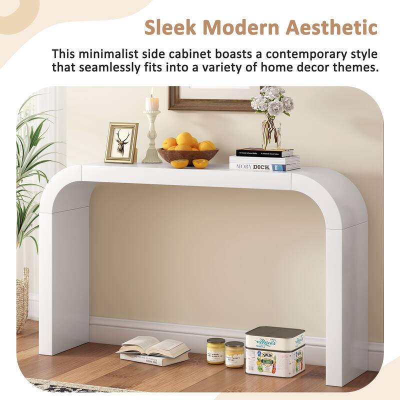 Modern 52" Minimalist Entryway Console Table