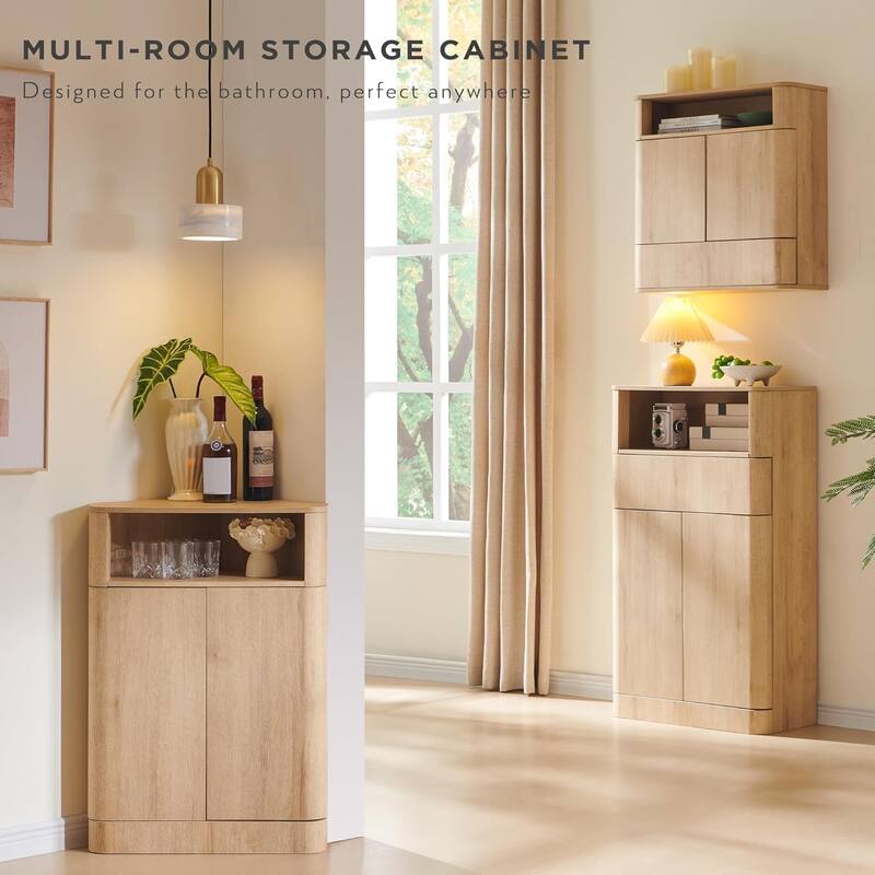Modern Wall Cabinet, Storage Cabinet for Bathroom, Medicine Cabinet