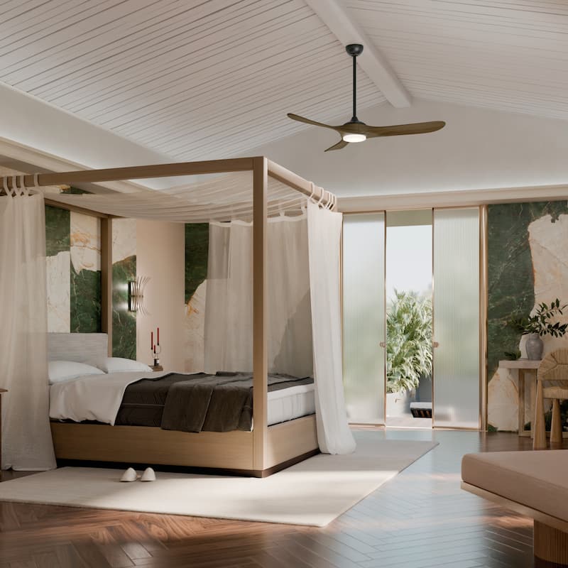 Kichler Lighting Mylo 60 Inch Ceiling Fan with Satin Etch Cased Opal Glass