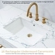 preview thumbnail 24 of 150, Ecija Bath Vanity, Metal Support with Composite Stone Top, no Mirror