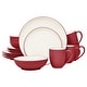 preview thumbnail 61 of 83, Noritake Colorwave 16-Piece Coupe Dinnerware Set, Service For 4 Raspberry