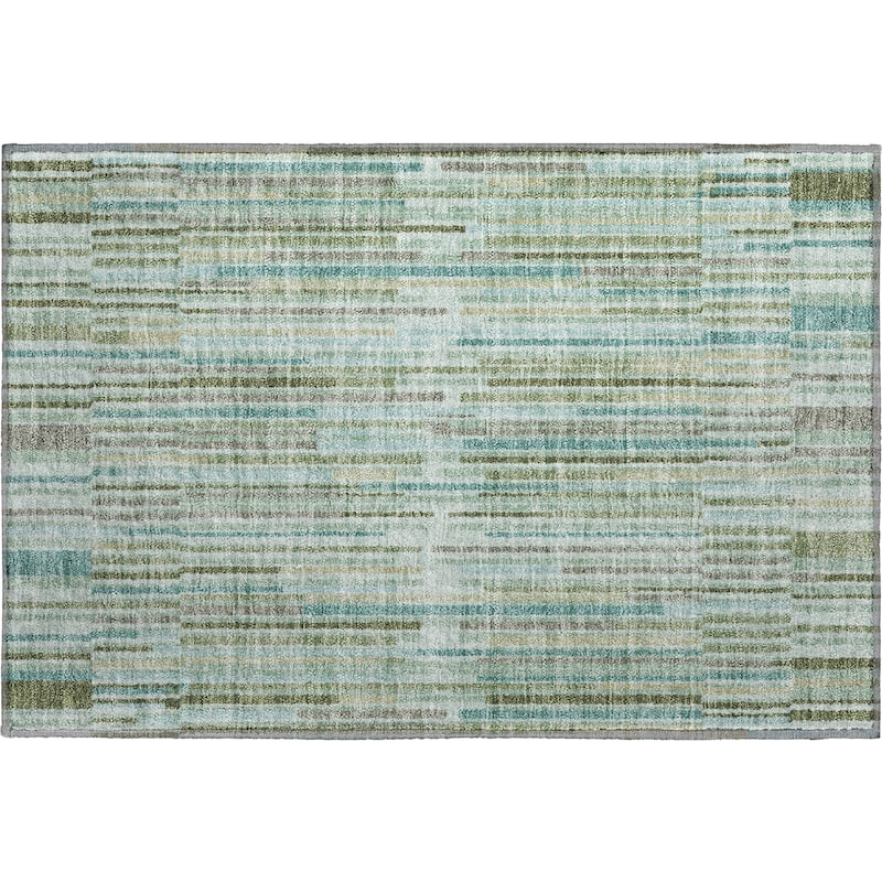 Premium Washable Super Soft Stripe Stack Mayfield Rug