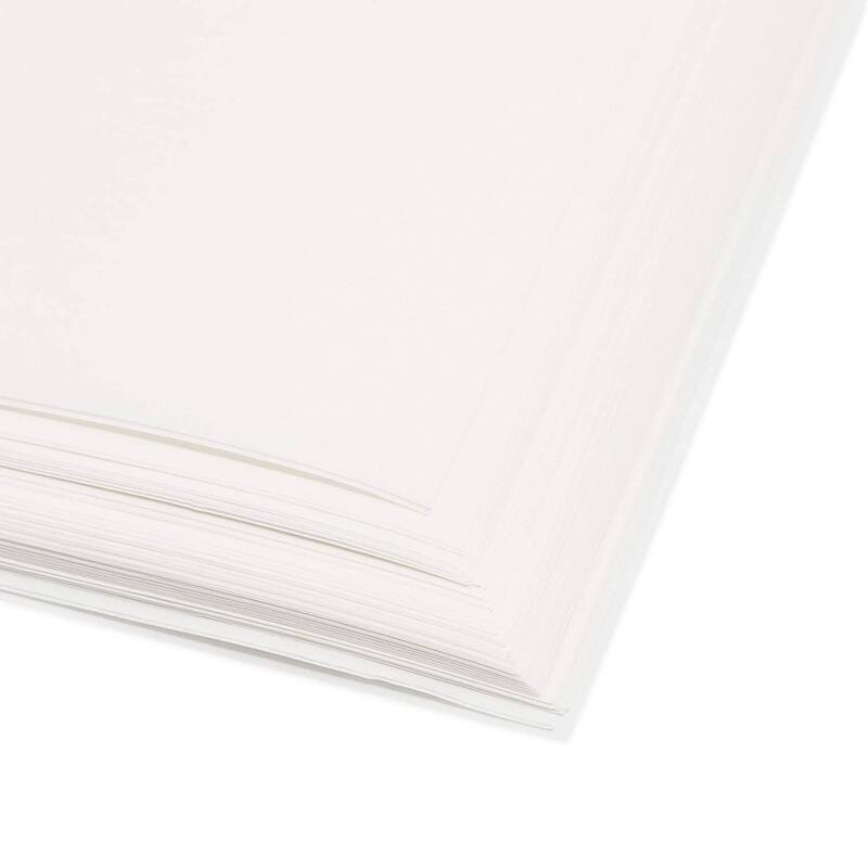 Bright Creations 100 Pack Glassine Paper Sheets - Onion Skin Paper for Artwork, DIY Projects