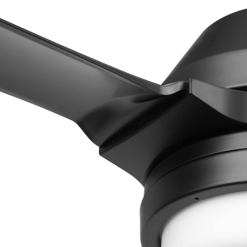 54" Honeywell Port Isle Wet Rated Outdoor Ceiling Fan with Light, Remote Control, Weather Resistant Blades