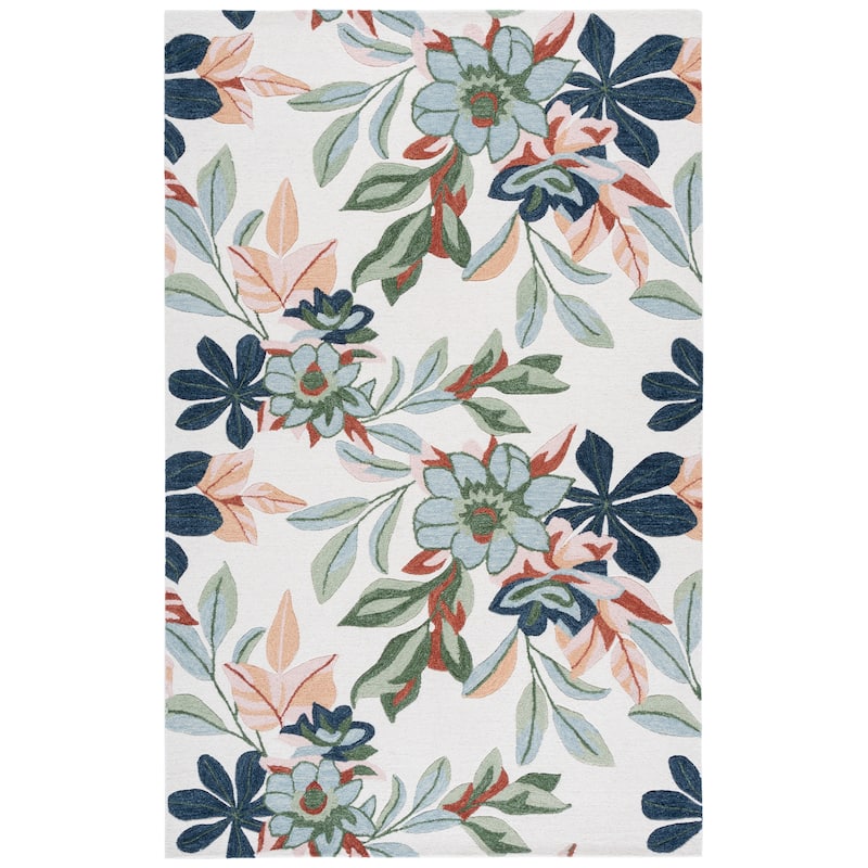 SAFAVIEH Handmade Jardin Annaros Floral Wool Rug