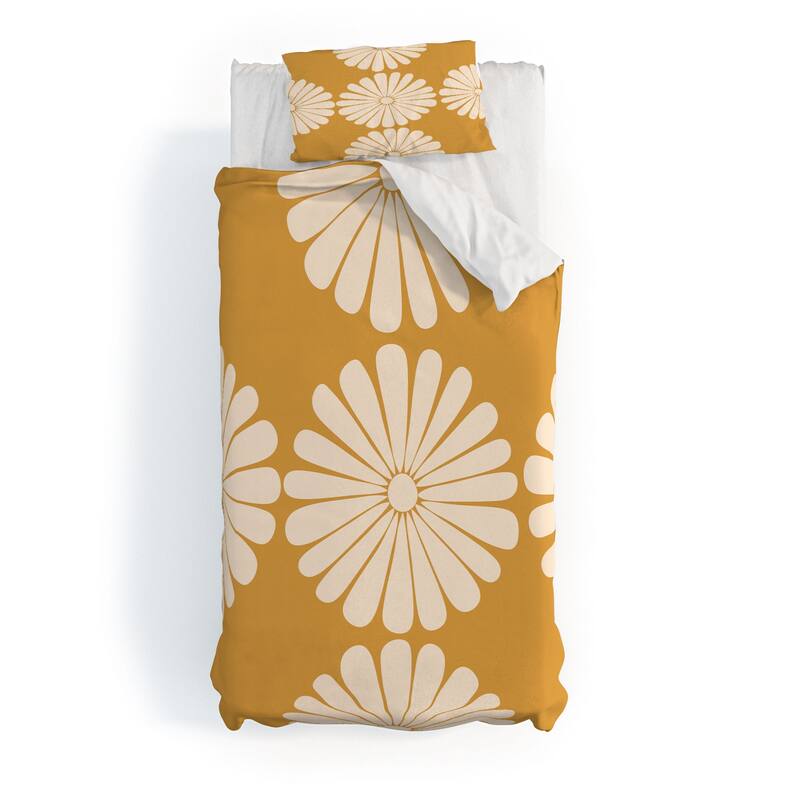 Colour Poems Retro Daisy XIX Made to Order Duvet Cover   Pillow Sham(s