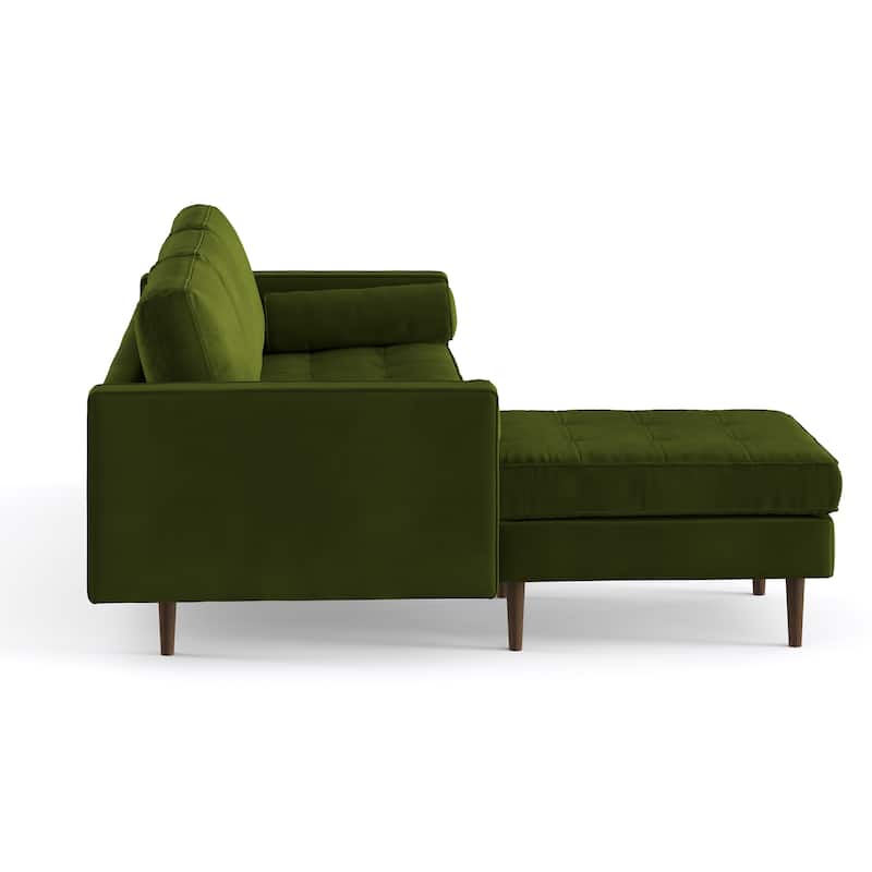 Bloomfield Performance Velvet Reversible Sectional