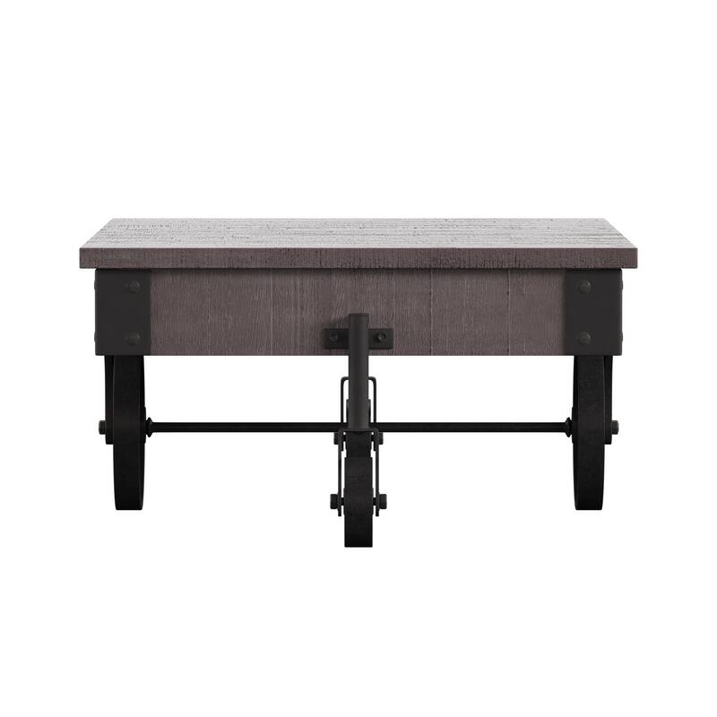 Myra Industrial and Rustic 47-inch Coffee Table by iNSPIRE Q Classic