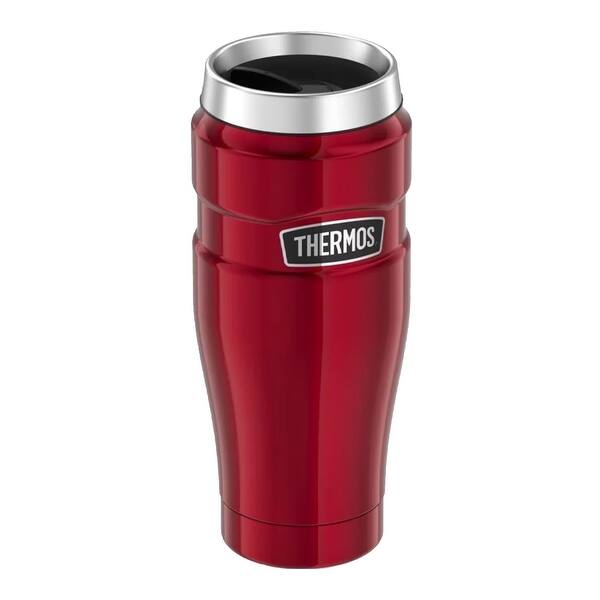 Shop Thermos Vacuum Insulated Stainless King Travel Tumbler Cranberry Red 16 Ounces 16 Oz Overstock 30989097