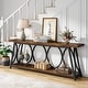 preview thumbnail 1 of 21, 70.9" Extra Long Accent Console Table Brown