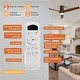 preview thumbnail 90 of 199, 42“/52"/60"/48" Noiseless Walnut Wood Ceiling Fan with Remote Control, Integrated Light Optional