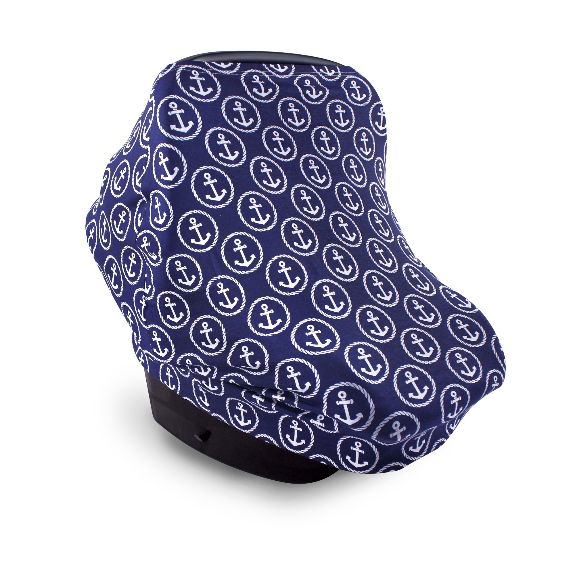 Hudson Baby Infant Boy Multi-use Car Seat Canopy, Anchors, One Size - Anchors