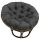 preview thumbnail 16 of 16, 48-inch Indoor/Outdoor Papasan Cushion (Cushion Only) Cool Grey