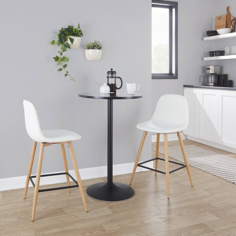 Carson Carrington Stone Natural Counter Stool - Set of 2