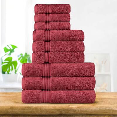 Superior Heritage Egyptian Cotton Heavyweight Bathroom Towel - Set of 9