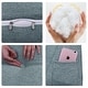 preview thumbnail 57 of 58, WOWMAX Large Bed Headboard Pillow Back Support Reading Wedge Cushion