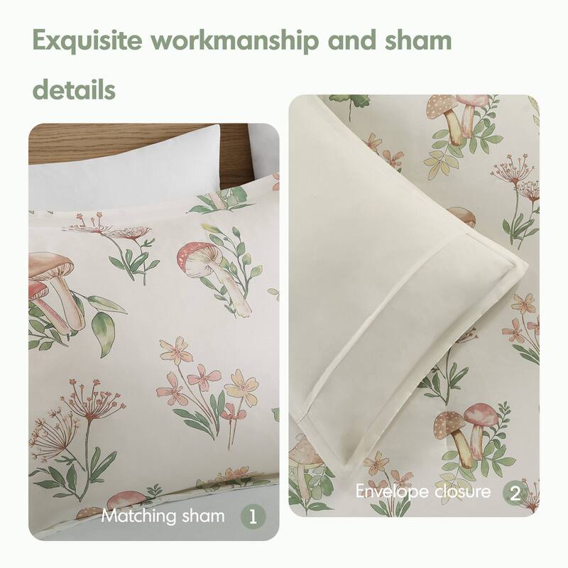 Intelligent Design Brynn Mushroom Garden Comforter Set