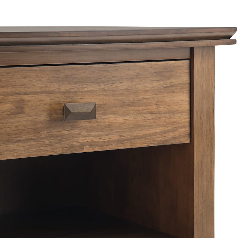 WYNDENHALL Stratford SOLID WOOD 24 inch Wide Bedside Nightstand Table