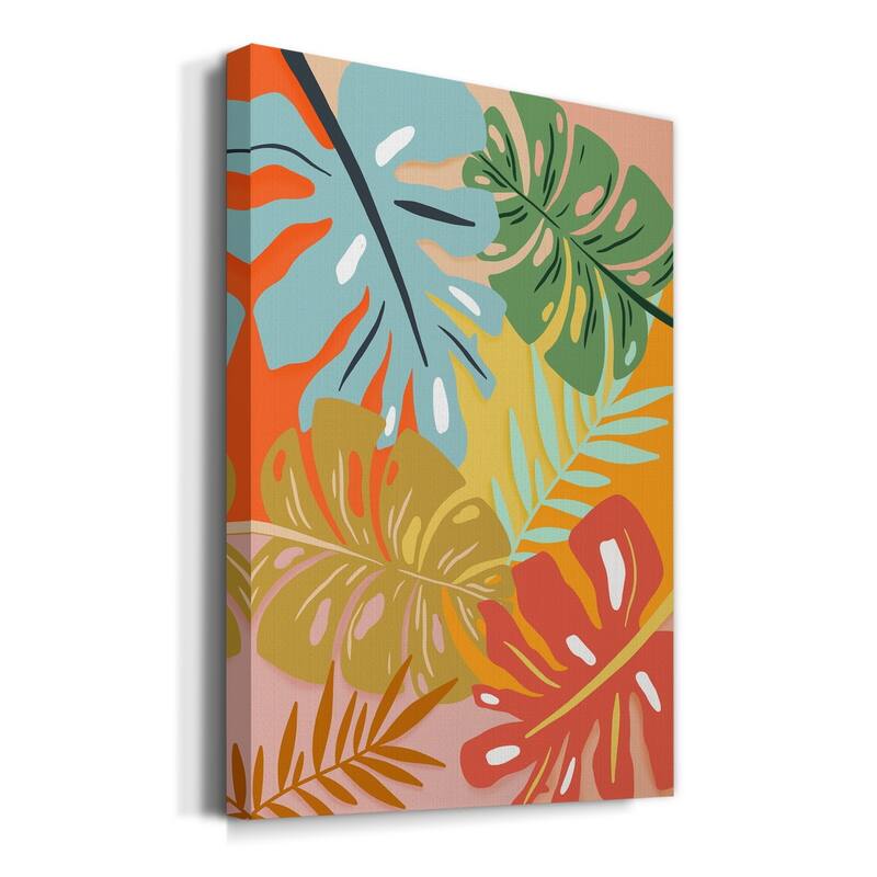 Tropical Foliage I Premium Gallery Wrapped Canvas - Ready to Hang