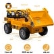 preview thumbnail 26 of 38, 12V Kids Ride On Dump Truck with Electric Dump Bed and Shovel