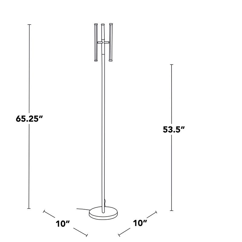 Strick & Bolton Peale 65" Swivel Floor Lamp