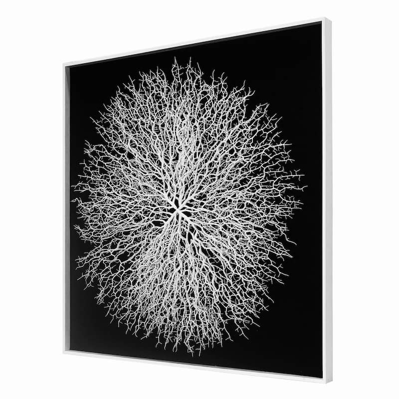 HUJI Roots On Linen Wall Art Decorative Accent