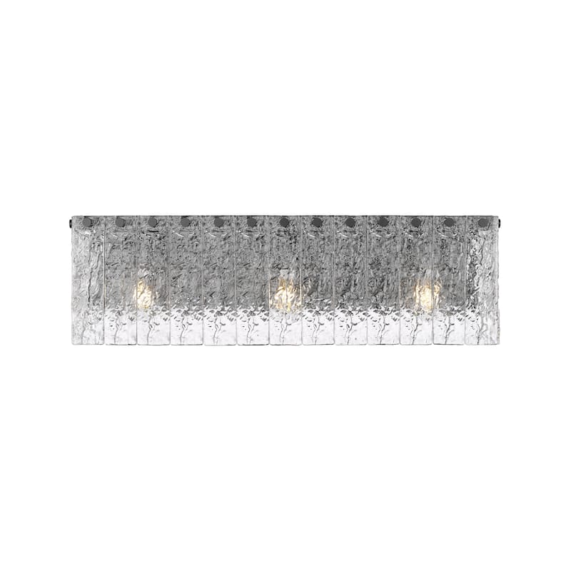 Z-Lite Glacier 3 Light Vanity - Matte Black