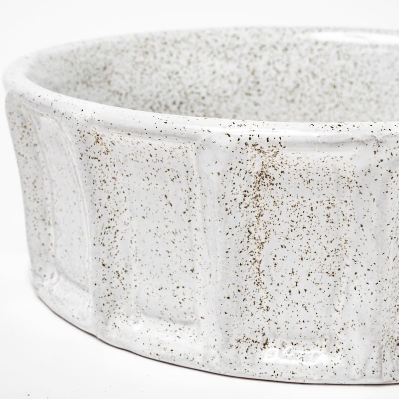 Mercana Silone White Ceramic Bowl
