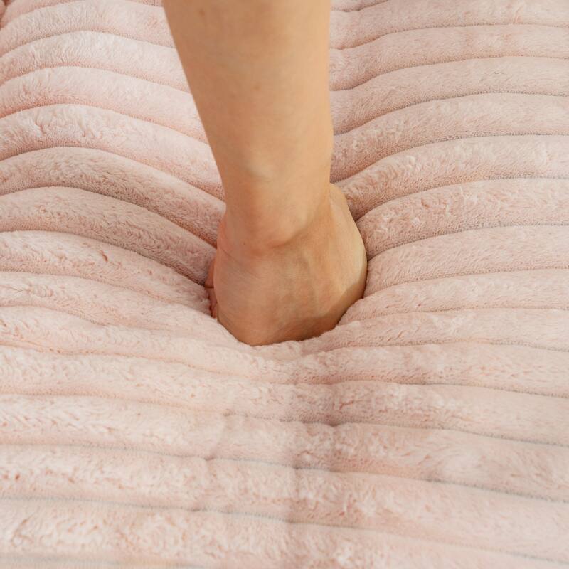 Oversized Bean Bag Chair for Adults with Armrests, Soft Corduroy Lounge Sofa Chair, Cozy Lazy Floor Couch for Living Room