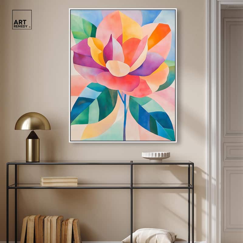 Ail Geofloral I Canvas by Art Remedy