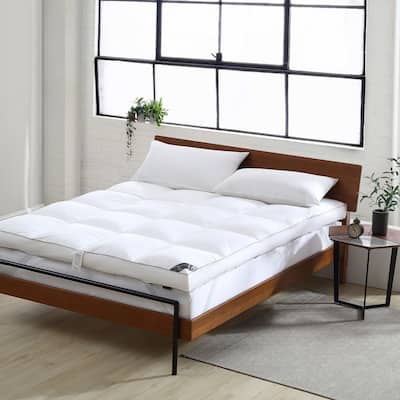 Smithsonian Sleep Collection 4-inch White Goose Down Pillow Top Feather Bed