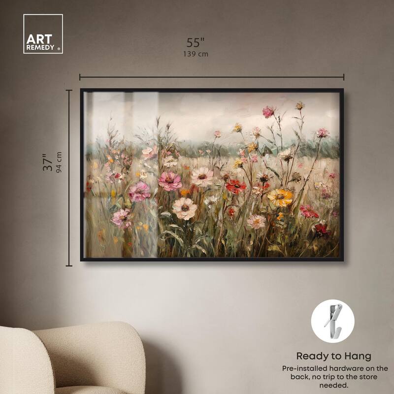 Vintage Blooms I Shadowbox by Art Remedy