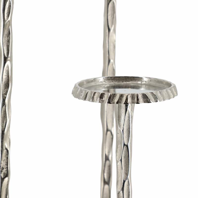 Tall Metal Floor Candle Stands for Pillar Candles, Set of 3 - 40.0"