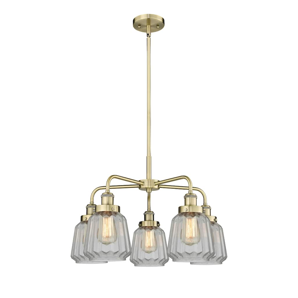 Innovations Lighting Chatham - 5 Light 25" Stem Hung Chandelier
