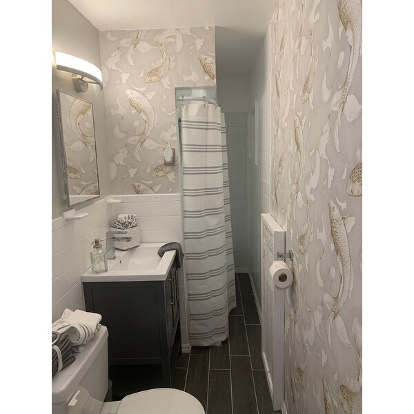 20.5" W x 18' L Roll Peel and Stick Koi Fish Self Adhesive Removable Wallpaper 20.5" W x 18' L Roll Peel and Stick Koi Fish Self Adhesive Removable Wallpaper