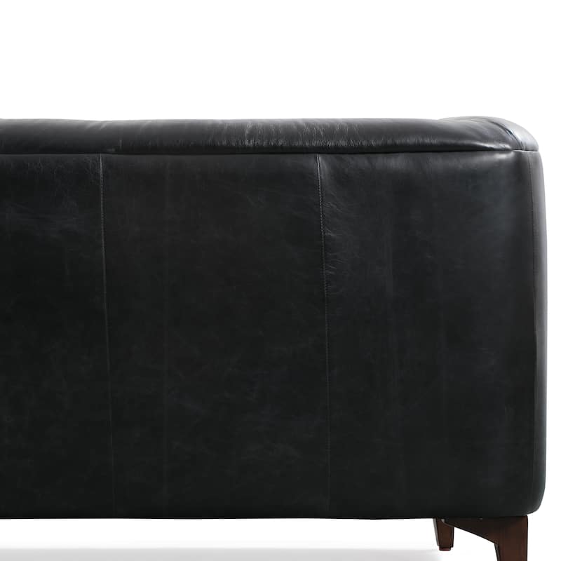 Poly & Bark Essex 89" Sofa - Full Grain Genuine Italian Leather