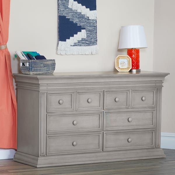 slide 2 of 9, Baby Cache Vienna 6 Drawer Dresser Ash Grey