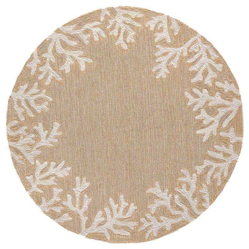 Liora Manne Capri Coral Border Indoor/Outdoor Rug