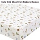 preview thumbnail 35 of 36, Unisex Multi-color Cotton Toddler/Baby Crib Child Fitted Sheet Set (Pack of 3)
