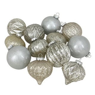 Shop 12ct Champagne Gold And Silver Multi Finish Christmas