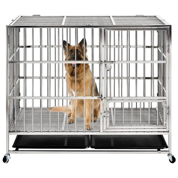 43 Inch Heavy duty Stainless Steel Pet Crate