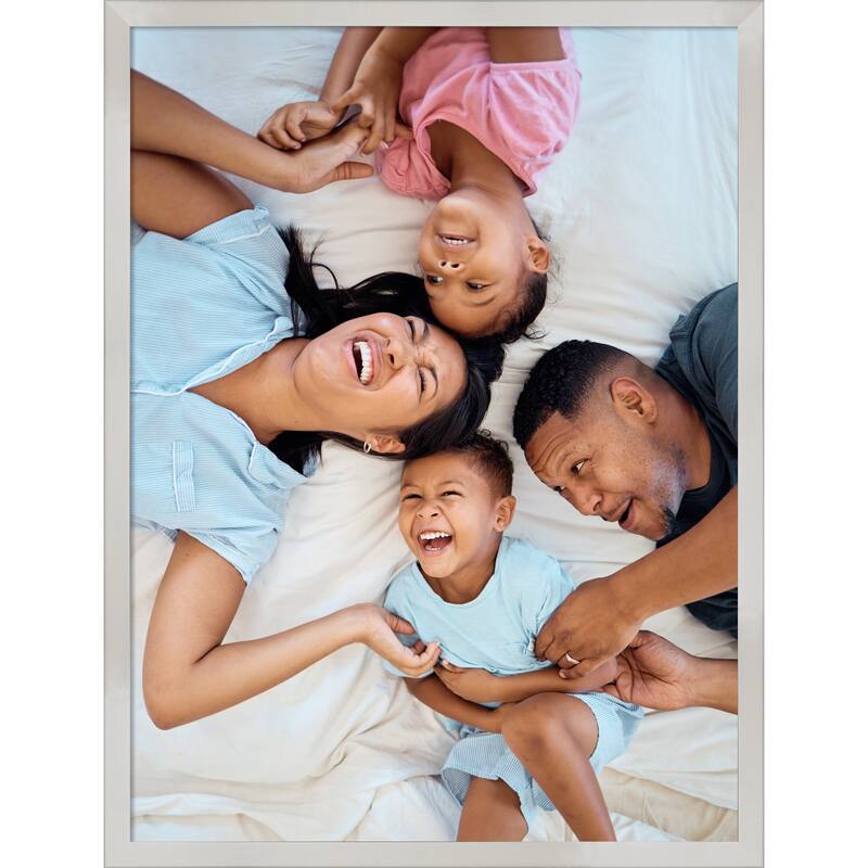 Svelte Clay Grey Framed Picture Frame, Photo Frame - 18x24 - Svelte Silver