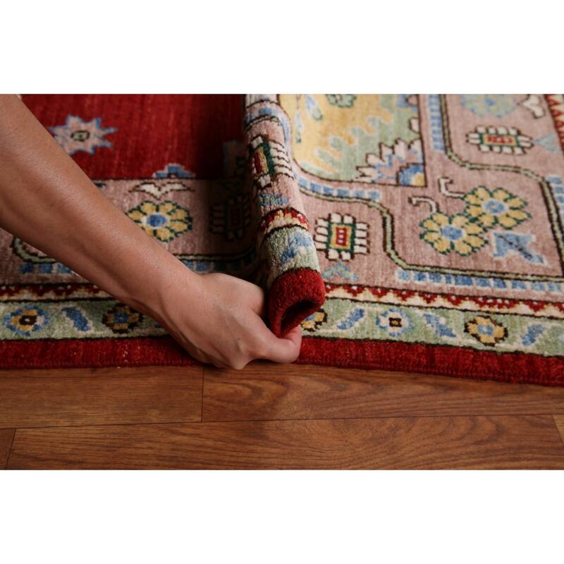 Vegetable Dye Oushak Turkish Rug Hand-knotted Wool Carpet - 6'5"x 8'3"